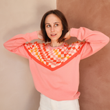 Sweatshirt Borstvoeding - Retro Sunset