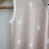Bamboo Sleeping Bag 1.5 TOG - Lovehearts