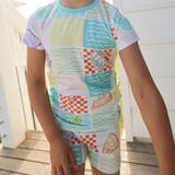 Kinder-PJ-Set Muschel