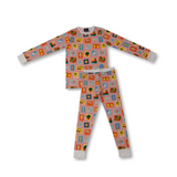 Cartolina con set PJ per bambini