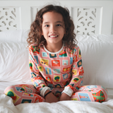 Cartolina con set PJ per bambini