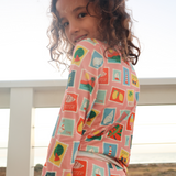 Cartolina con set PJ per bambini