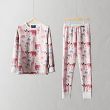 Kinder-PJ-Set Rosa Safari