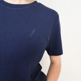 Stillen T-Shirt Marineblau