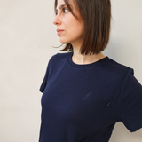 Stillen T-Shirt Marineblau