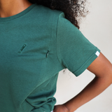 Stillen T-Shirt Waldgrün