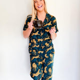 Cheetah Women's Pyjama Set - Zipster